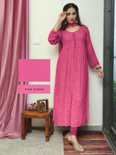 Dark Ombré Chikankari Kurta Sets